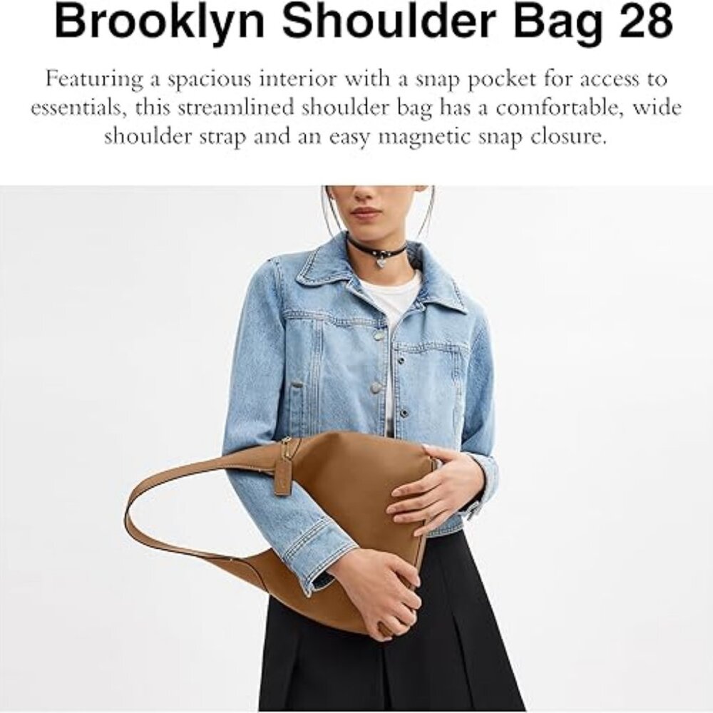 Coach Brooklyn Shoulder Bag 28 - Picture 10 of 11
